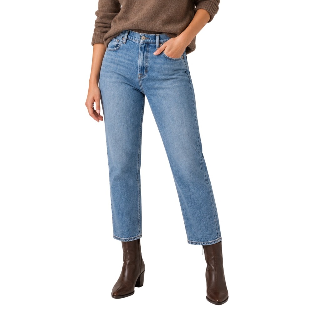 Abercrombie & Fitch Jeans 28 6 Short The Ankle Straight Ultra High Rise Denim